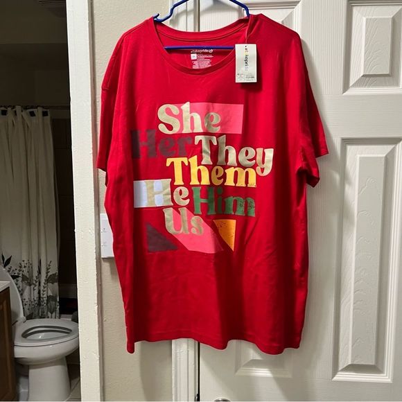 Unisex Plus size Pride Tshirt NWT 2xl - Picture 2 of 6